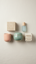 Restorative self-care kit with calming touches
