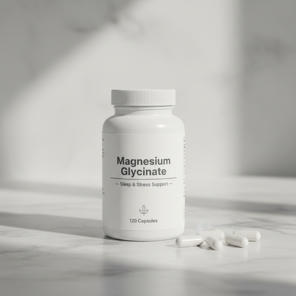 Magnesium Glycinate — Sleep & Stress Support | 120 Capsules