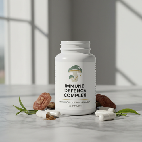 Immune Defence Complex — Mushrooms, Vitamins & Botanicals | 60 Capsules